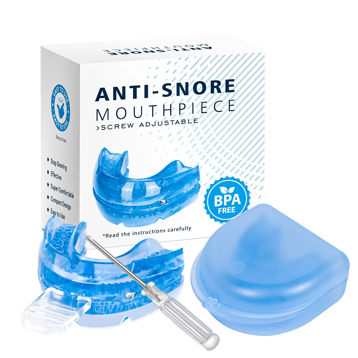 Anti Snoring Mouth Guard Adjustable Anti-Snoring Mouthpiece Sleeping