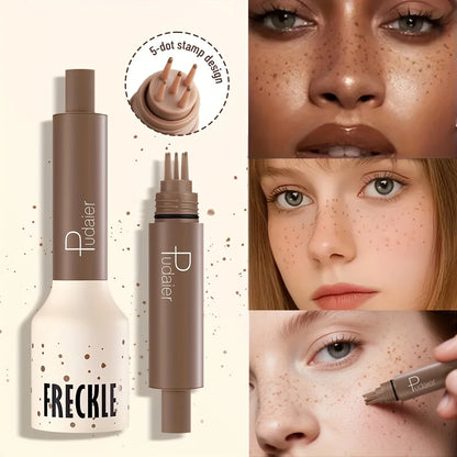 Freckle Stamp Makeup Pen Waterproof, Natural Look Dot Freckles, Long