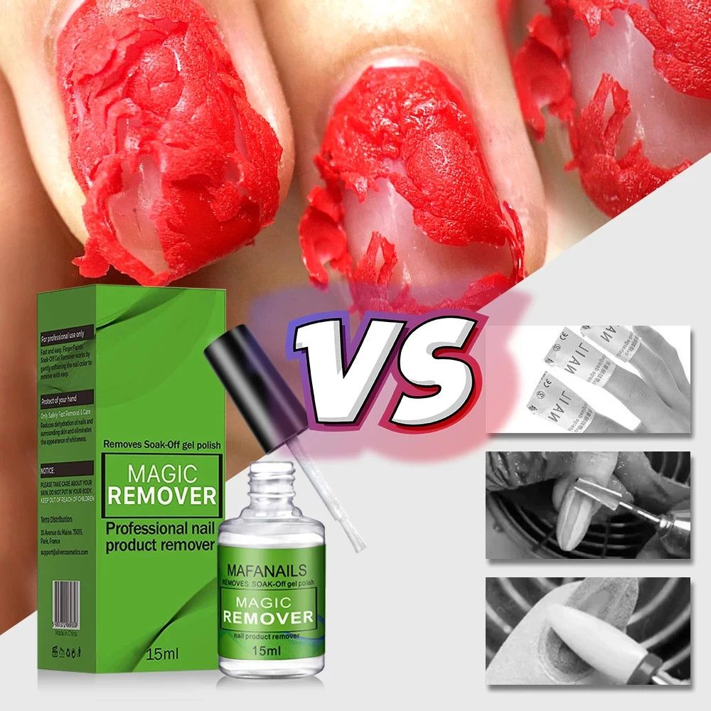 MAFANAILS 15ml Magic Remover Nail Gel Polish Remover UV Gel Polish
