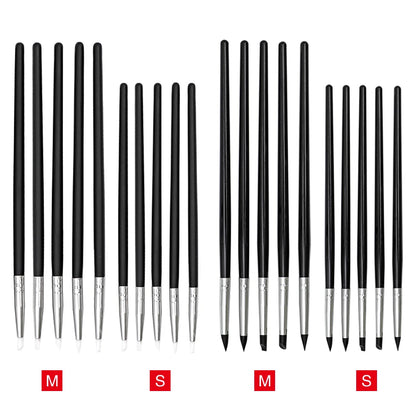 5Pcs Dental Resin Silicone Shaping Pen Brush Art Brush Dentistry