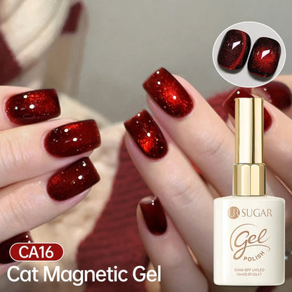 UR SUGAR 15ml Cat Magnetic Gel Nail Polish 30 Colors Semi Permanent