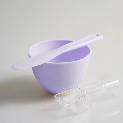 Face Mask Mixing Bowl Set Facial Skin Care Tools Kit Silicone Mask