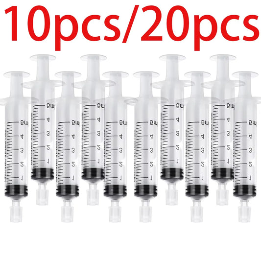10/20pcs 5ml syringe plastic perfume dispenser tool refills cosmetics