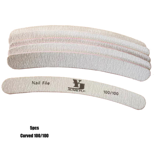 5/25Pcs/Lot Nail File Mix Color 80/100/150/180/240 Grit Professional