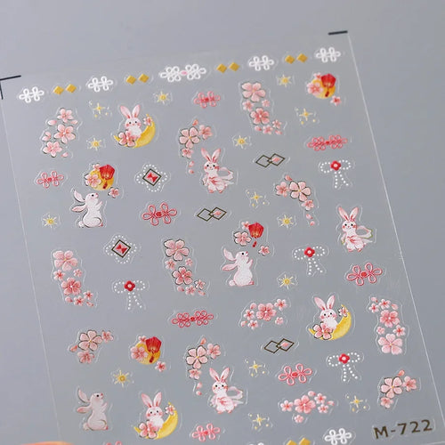 Cute Animals Bear Dog Cake Sweet Cherry Grid Bowknot Star Line Fruit