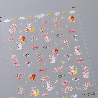 Cute Animals Bear Dog Cake Sweet Cherry Grid Bowknot Star Line Fruit
