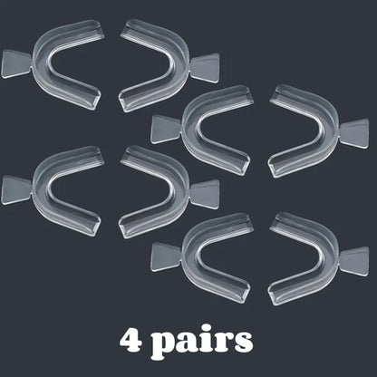 1-4pair Unisex Teeth Aligner Silicone Invisible Dental Orthopedic Tray