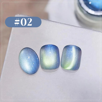 MIANEL Blue Tears Cat Eye Series 3 Colors Unique Blue Color And
