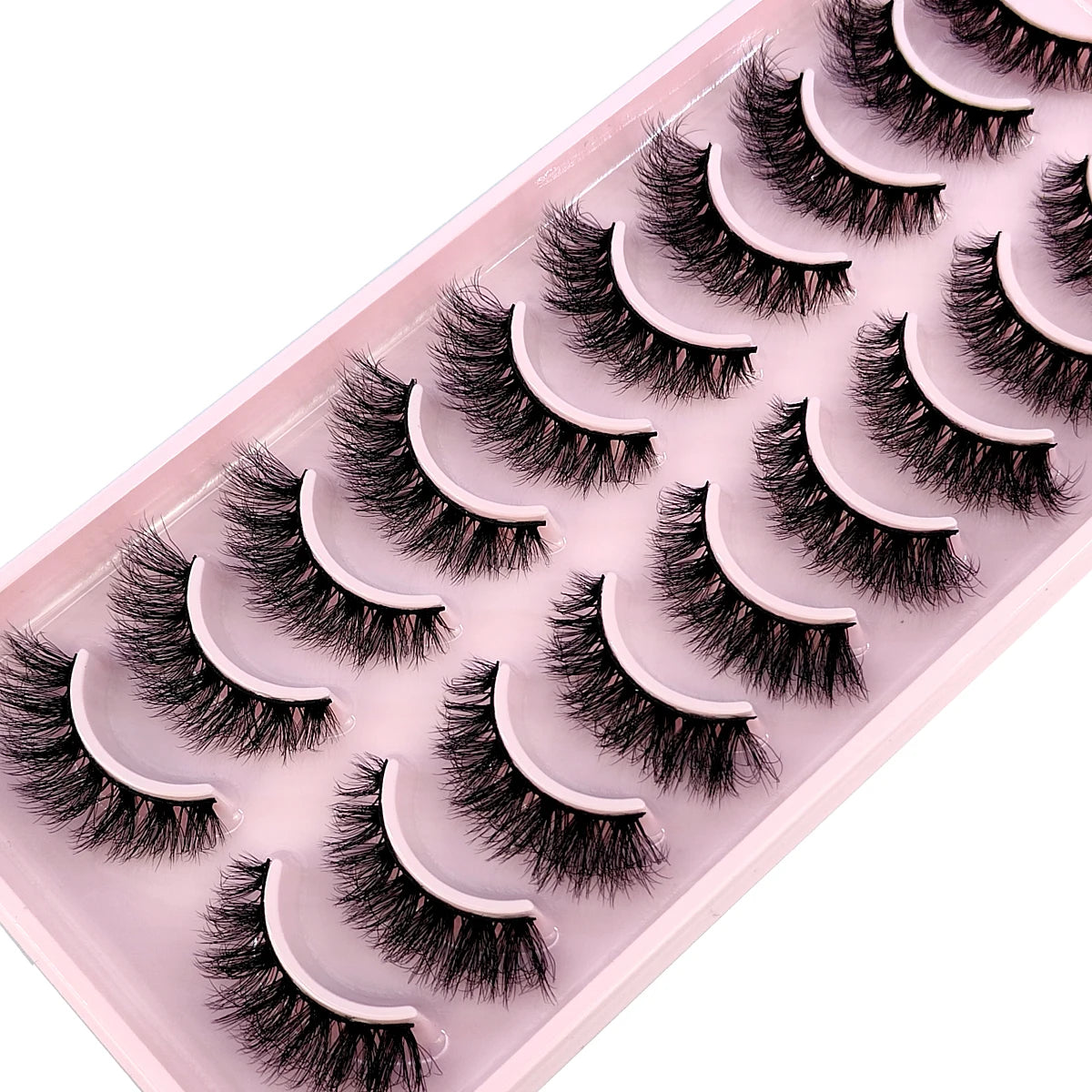 HBZGTLAD New 10 Pairs Natural False Eyelashes Fake Lashes Long Makeup