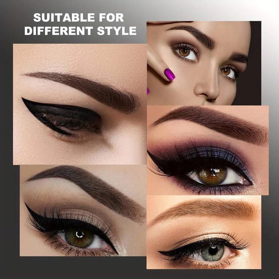 Waterproof Eyebrow Pen, Microblading Eyebrow Pencil With 4 Split Head,