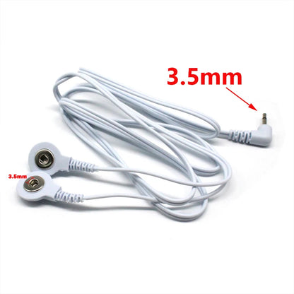 2 Way+4-Way Machine Massager Button Cable Electrode  Electrode