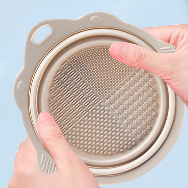 Makeup Brush Cleaner Cleaning Bowl Brush Tool Set Thorough Cleaning