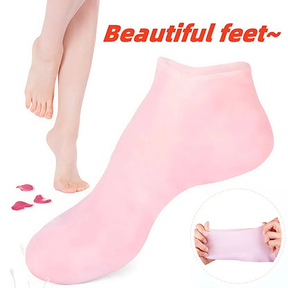 Silicone Foot Mask Softening Callus Cuticle Moisturizing Whitening