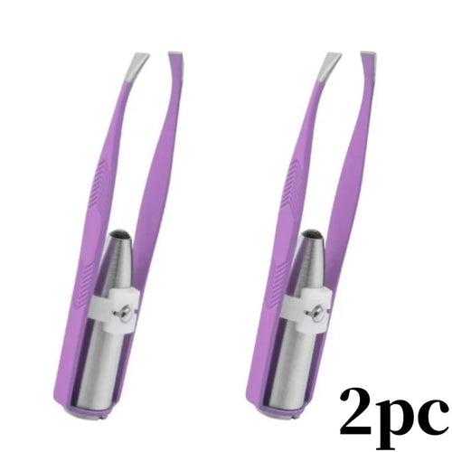 Eyebrow Tweezer with LED Light Smart Design Precision Eyelash Hair