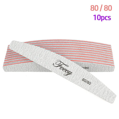 10Pcs/Lot Nail File Buffer Double Side Nail Files Buffer