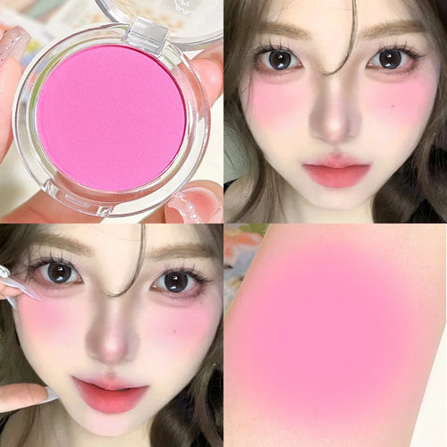 HISYI monochrome blush whitening matte cosmetics vitality girl nude