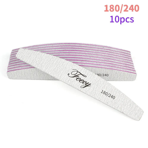10Pcs/Lot Nail File Buffer Double Side Nail Files Buffer