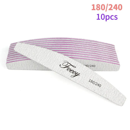 10Pcs/Lot Nail File Buffer Double Side Nail Files Buffer