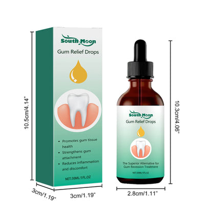 Gum Repair Drops Relieve Receding Gingival Swelling Gum Cleaning Care