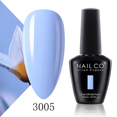 NAILCO 15ml Translucent Color Gel Nail Polish Vernis Semi Permanent UV