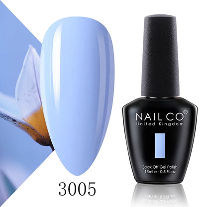 NAILCO 15ml Translucent Color Gel Nail Polish Vernis Semi Permanent UV