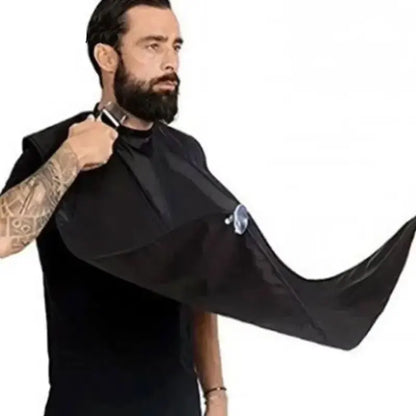 Men's Beard Shaving Apron - Cleaning Bib for Hairdressers and Shavers