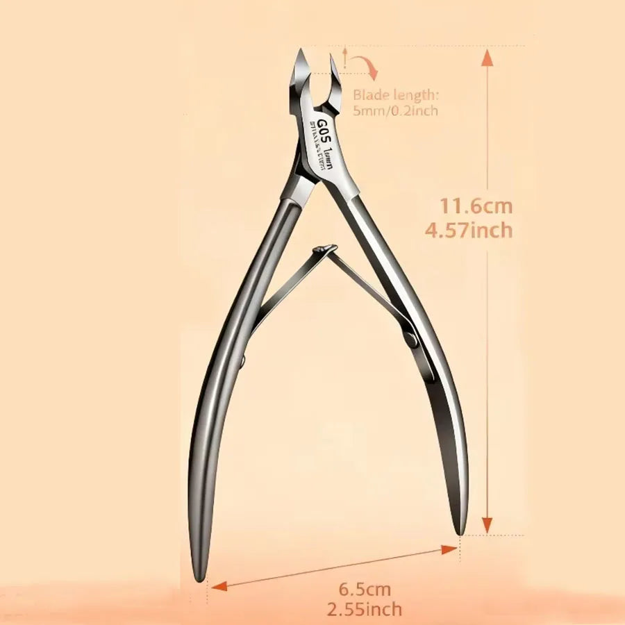 Professional Cuticle Scissors - for Dead Light Beige and Old,