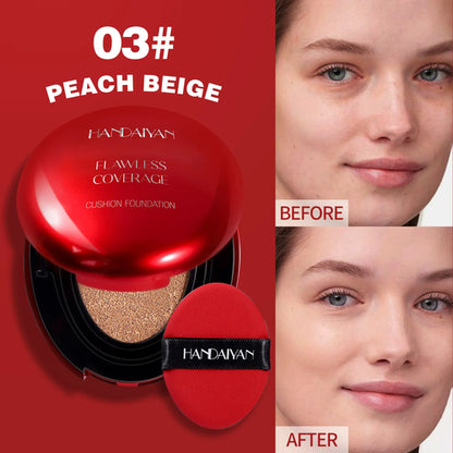 handaiyan Puff + Concealer Red Shell Foundation Natural Finish