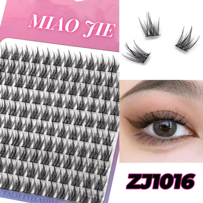 MIAOJIE Cluster Lashes Natural Eyelash extension Volume Individual