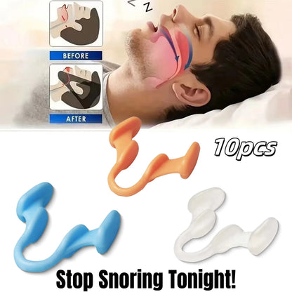 2/4/6/8/10Pcs Nose Clip Anti Snoring Soft Nasal Dilator Stop Snore