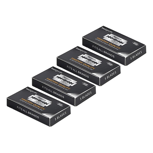 20 Pcs Double Edge Blade Stainless Steel Ultra-sharp Safety Razor