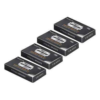 20 Pcs Double Edge Blade Stainless Steel Ultra-sharp Safety Razor