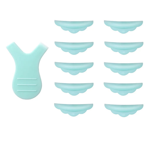 5Pairs Silicone Eyelash Perm Pad Y Eyelash Brush 3D Eyelash Curler