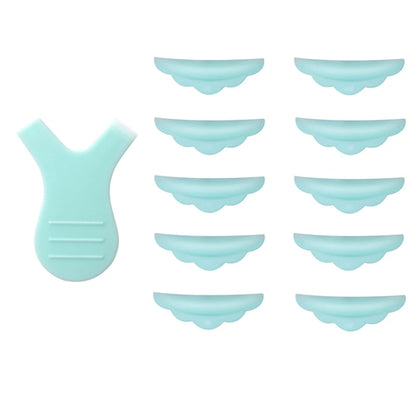 5Pairs Silicone Eyelash Perm Pad Y Eyelash Brush 3D Eyelash Curler