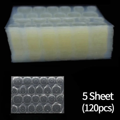 Double Side Nail Jelly Glue Transparent False Nail Art Adhesive Tape