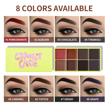 Curve Case Cream Eyebrow Cream Blush Highlighter Palette Matte Shimmer