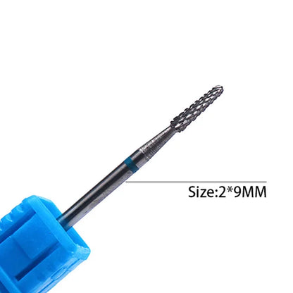 1pc Carbide Tungsten Nail Drill Bit Rotate Burr Milling Nail Cutter