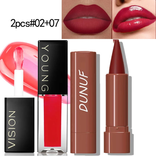 Gradient Lip Liner Pen with Matte Velvet Finish Smooth Application