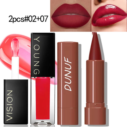 Gradient Lip Liner Pen with Matte Velvet Finish Smooth Application