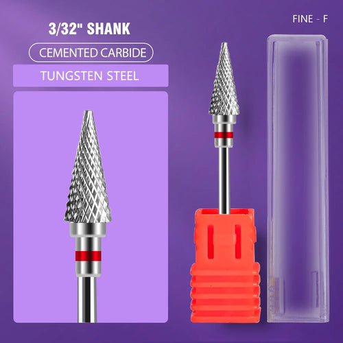 Ceramic Tungsten Carbide Nail Drill Bit Rotate Burr Milling Nail