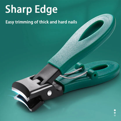 Portable Ultra Sharp Nail Clippers Stainless Steel Wide Jaw Opening