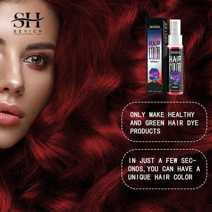 Temporary Hair Color Spray One-Time Hair Dyeing Instant Hair Salon
