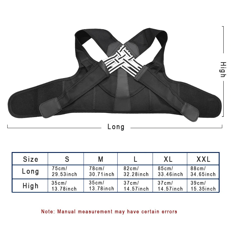 Back Brace Posture Corrector for Women and Men, Shoulder Straightener