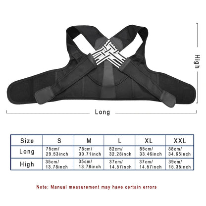 Back Brace Posture Corrector for Women and Men, Shoulder Straightener