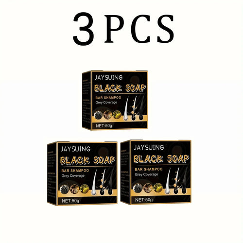 Hair Shampoo Soap Polygonum Multiflorum Black Soap White Hair Repair