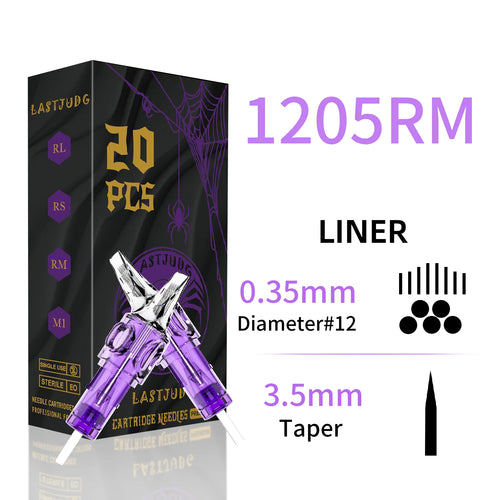 Tattoo Cartridge Needles 20Pcs LASTJUDG Tattoo Needles For Makeup