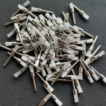 100pcs Dental Materials Prophy Prophylaxis Brush Colour White Nylon