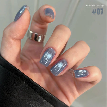 MIANEL Blue Tears Cat Eye Series 3 Colors Unique Blue Color And
