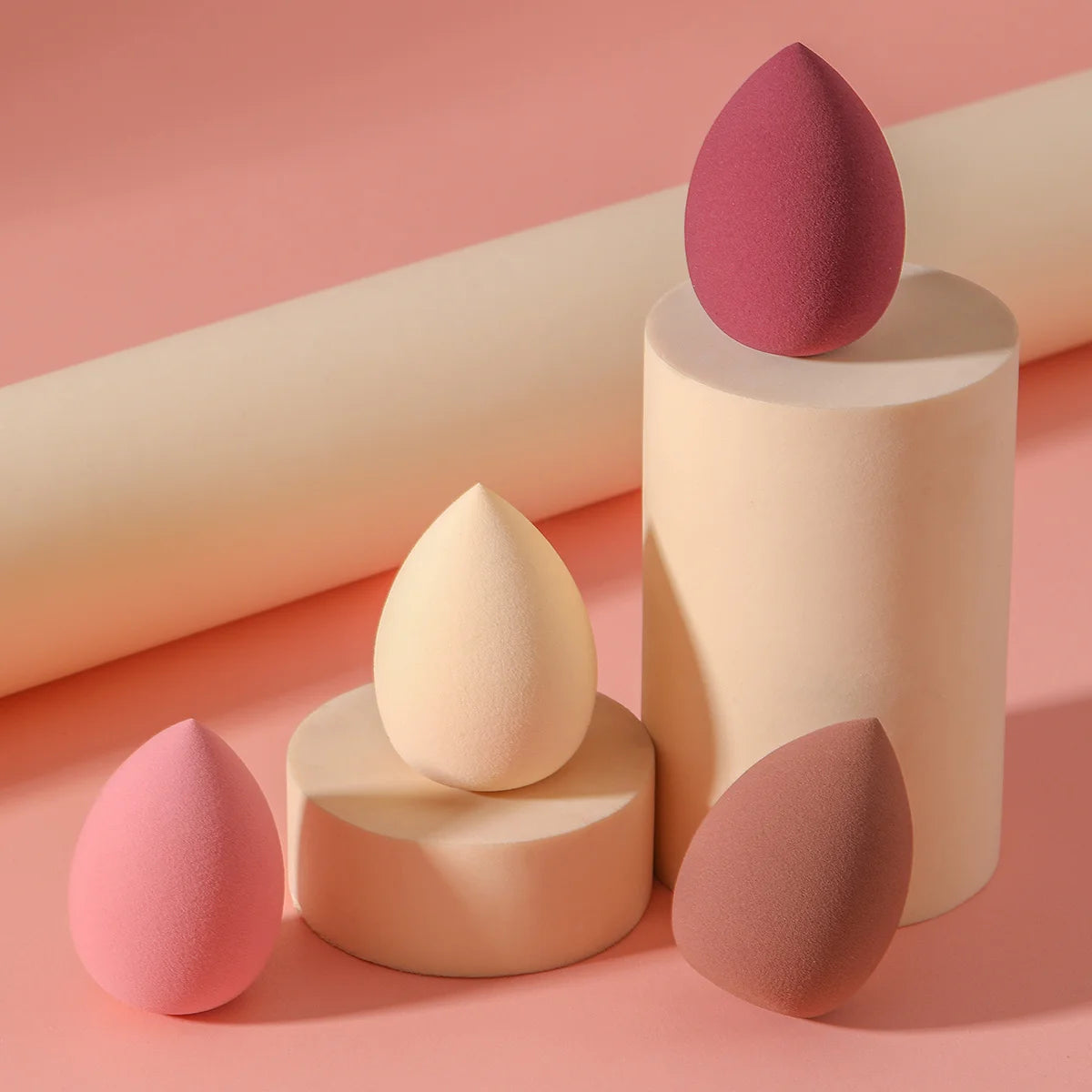 4 Pcs Beauty Egg Makeup Sponge Blenders Beauty Sponges Foundation