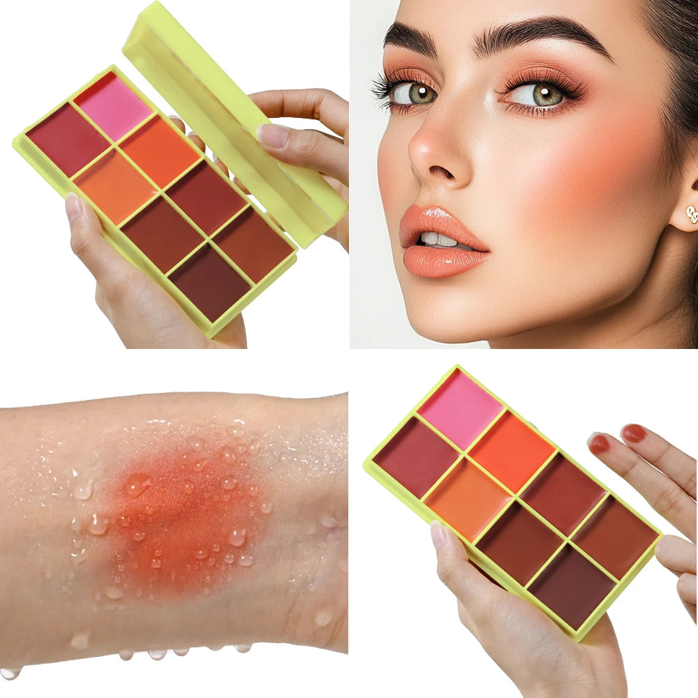 Curve Case Cream Eyebrow Cream Blush Highlighter Palette Matte Shimmer